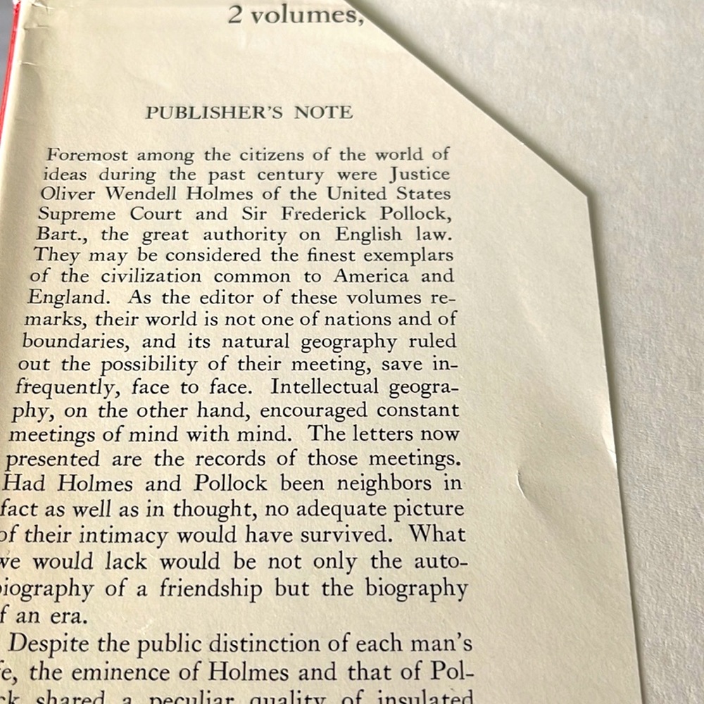 Holmes-Pollock Letters - Picture 4 of 7